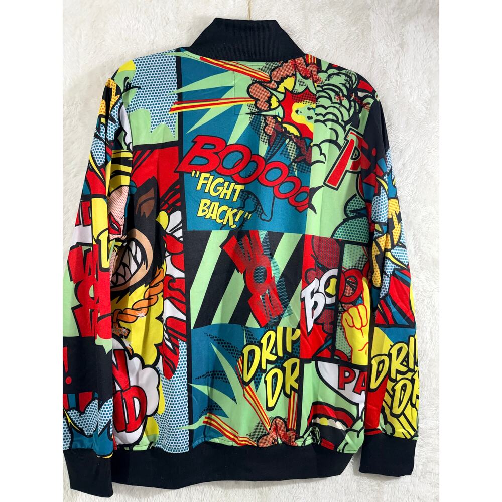 Reason Graphic Track Suit Size S Zip Jacket and Jogger Pants NWT - Picture 2 of 11